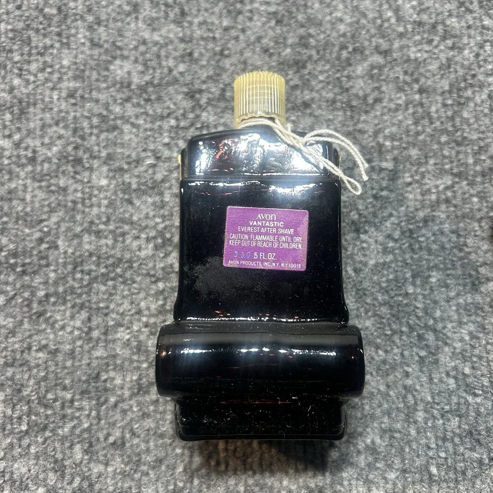 Vintage Avon Vantastic Everest After Shave 5 oz Empty Decanter Original Box